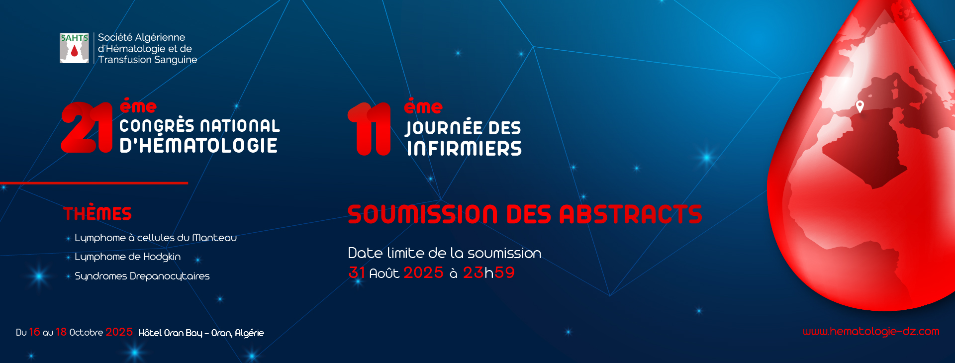 21ème Congrès National d'Hématologie & 11ème Journée des Infirmiers